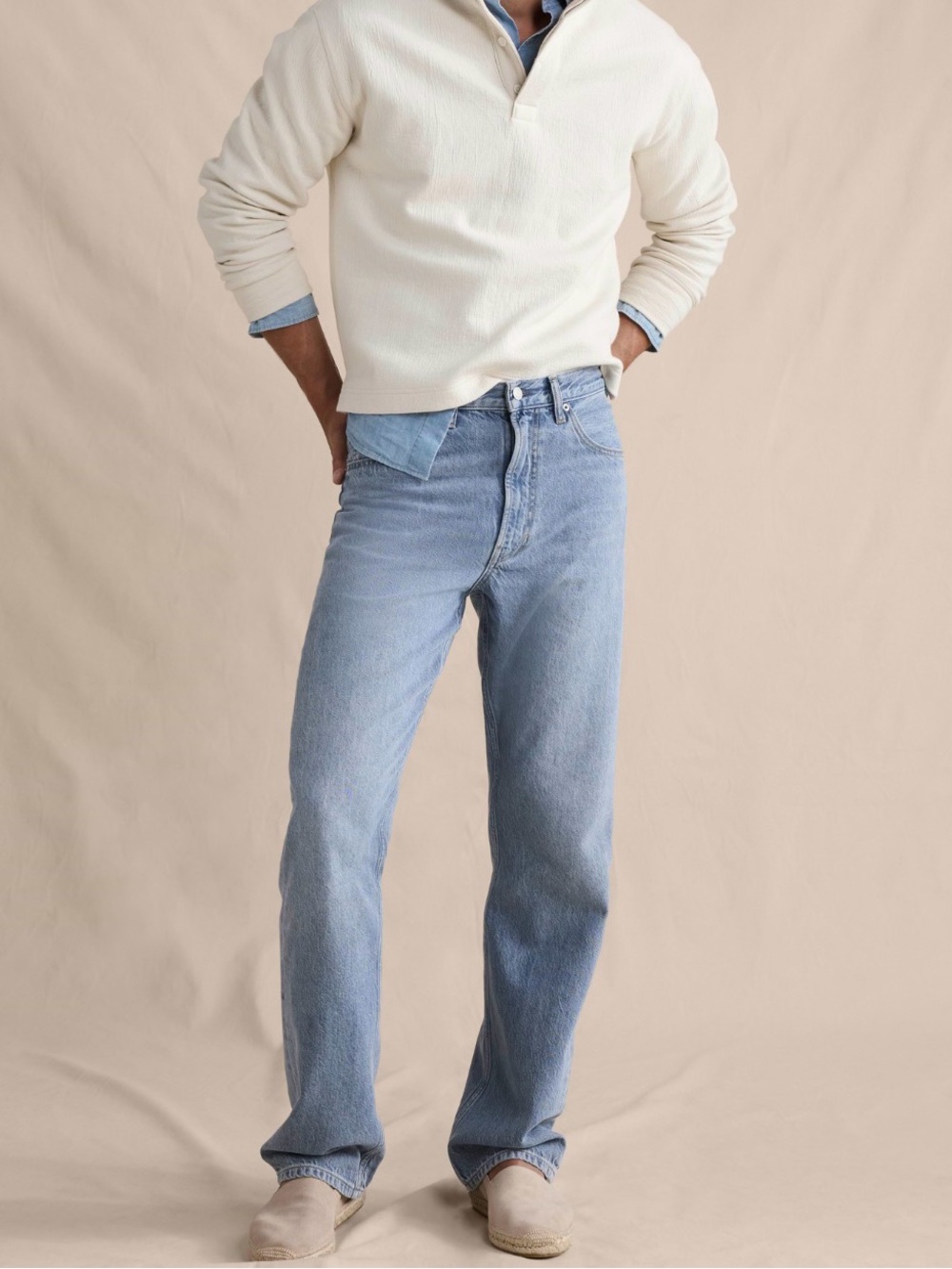 Banana Republic RELAXED-STRAIGHT LIGHTWEIGHT JEANS